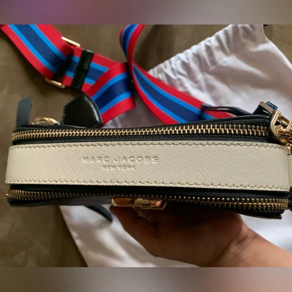 Authentic Rare Marc Jacobs Snapshot Blue Sea Multi Camera Crossbody Shoulder Bag - Picture 6 of 16